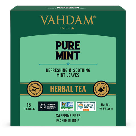 Tisane à la menthe pure, 15s