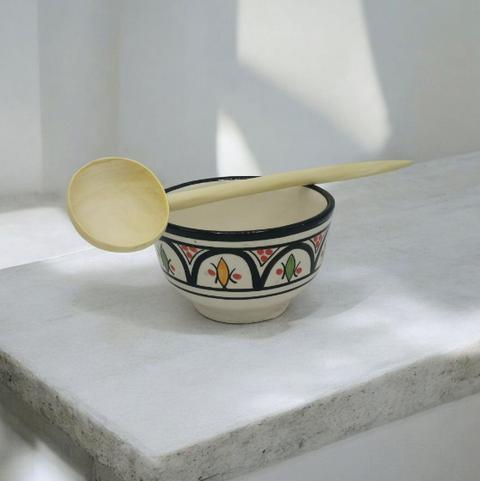 Cuillère en bois pour la soupe