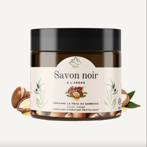 Savon Noir à L'Argan - 250 g