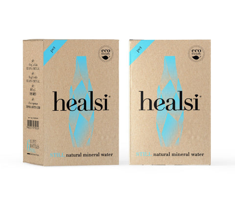 HEALSI PACK DE 6 BOUTEILLES-TURQUOISE Eau minérale naturelle - 1L