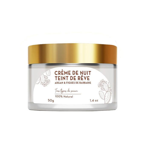 Crème de nuit base de l'huile de Graines de Figue de Barbarie