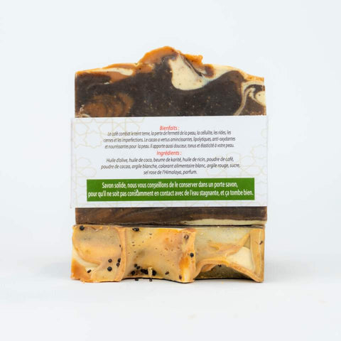 Savon exfoliant cacao & café 120g