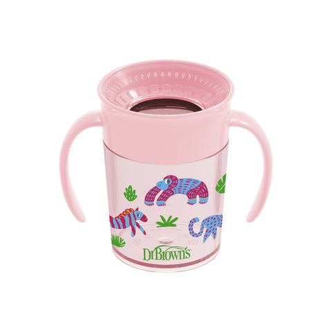 TC71005_R1_Product_Top_Angle_Cheers360_Cup_with_Handles_7oz_200ml_pink_2