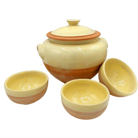 Set Soupière Jaune - 6 bols
