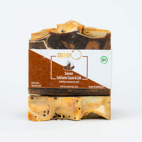 Savon exfoliant cacao & café 120g
