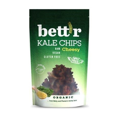 Chips de kalé au fromage végan & poivre