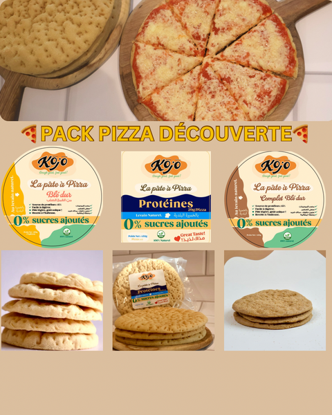 Pack PIZZA découverte - 0% sucres ajoutés