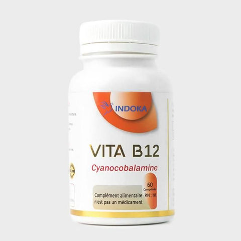 INDOKA Vitamine B12 Cyanocobalamine 60 Comprimés