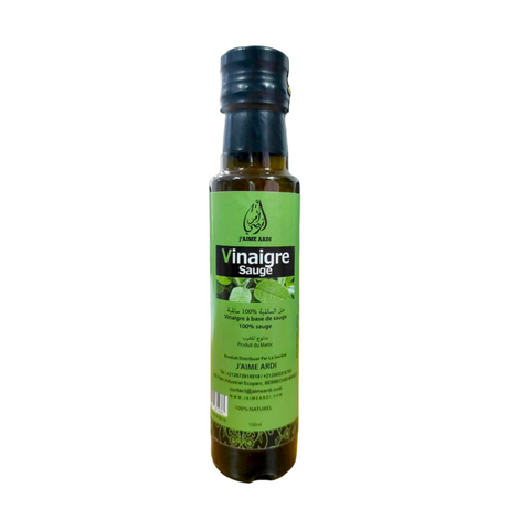Vinaigre sauge, bouteille verre 100 ml