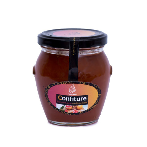 Confiture de pamplemouse au gingembre, pot verre - 220 g