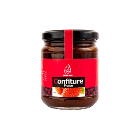 Confiture fraise, pot verre 250 g