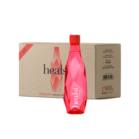 PACK DE 12 BOUTEILLES - RED Sparkling Eau Gazeuse naturelle - 500ml
