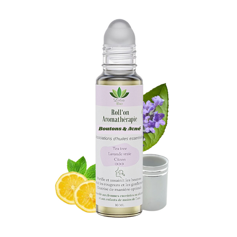 Roll-On Aux Huiles Essentielles : Boutons & Acné - 10 ml