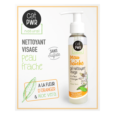 PEAU FRAICHE Gel Nettoyant Visage Sans Sulfate pour un Eclat Naturel - 100 ml
