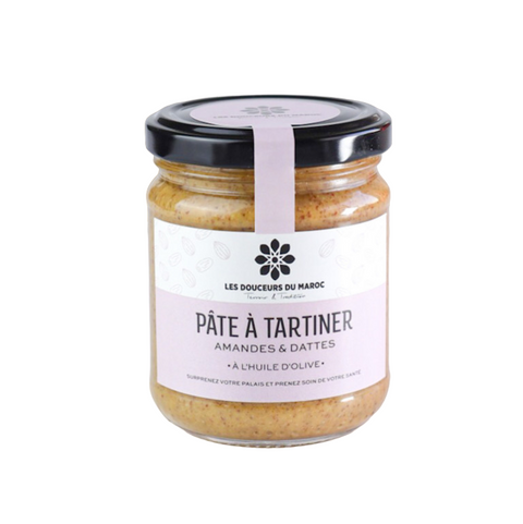 PÂTE À TARTINER AMANDES ET DATTES - 190g