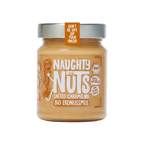 Beurre de cacahuètes au caramel salé bio sans sucre ajouté - 250 g
