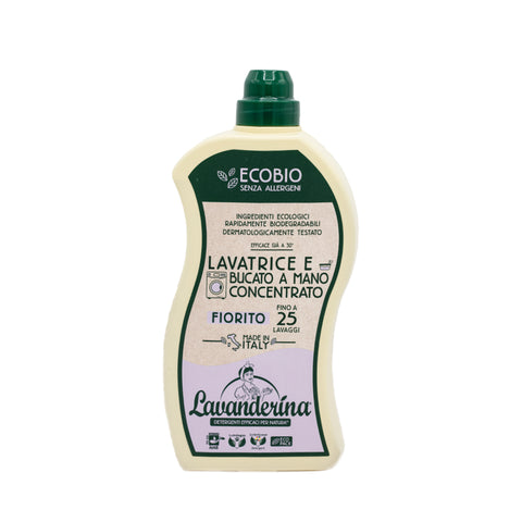 Lessive liquide pour machine et à la main concentrée, parfum floral - 25 lavages