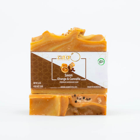 Savon au orange & cannelle 120g