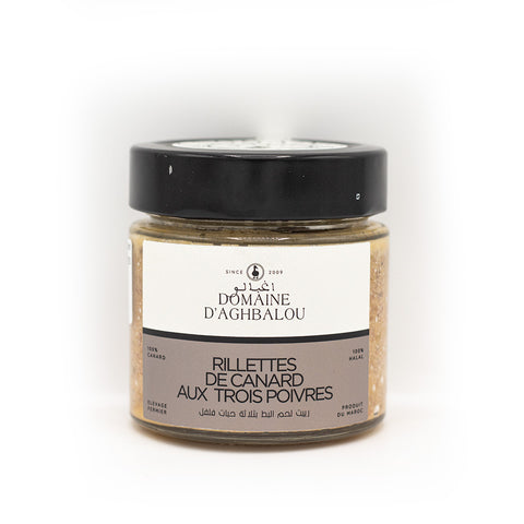 Rillettes de canard aux trois poivres - 160g