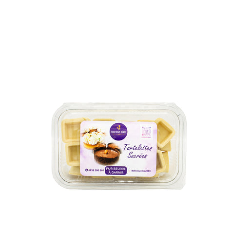 Mini tartelettes salées pur beurre – Format carré (30 pièces)