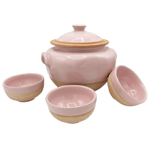 Set Soupière Rose - 6 bols