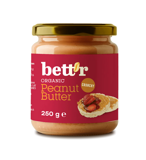 Beurre de cacahuètte croustillant 250g bett'r