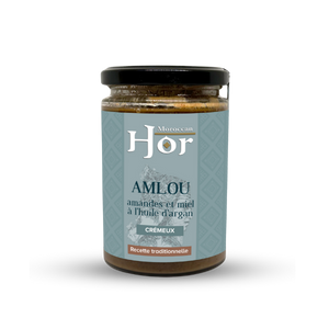 AMLOU AUX AMANDES ET MIEL À L’HUILE D’ARGAN – CRÉMEUX – 350 g