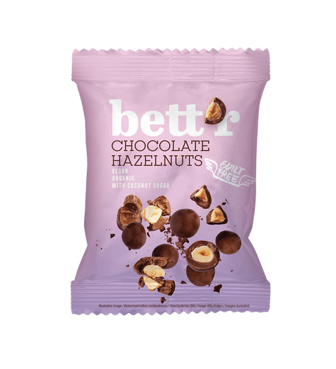 Noisettes BIO enrobées de Chocolat