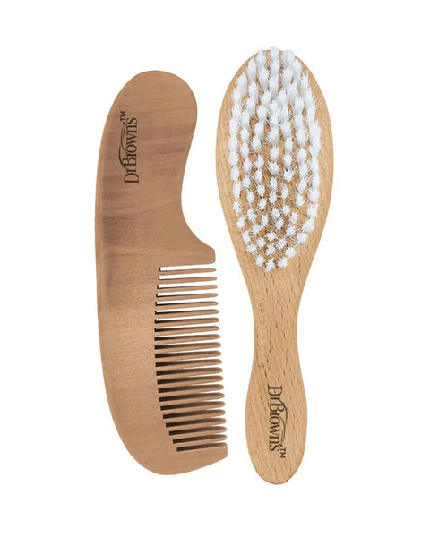 Brosse & Peigne Doux en Bois