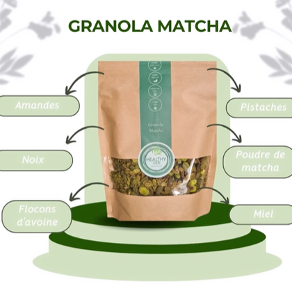 Granola Matcha Pistache - 250g