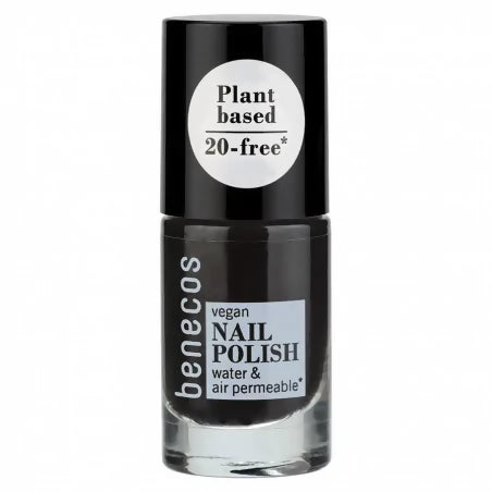 BENECOS NAIL POLISH - LICORICE - PERMÉABLE À L'EAU ET À L'OXYGÈNE 5ML