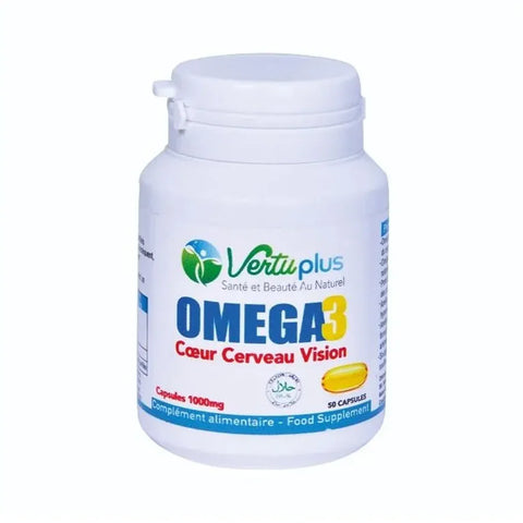 Oméga 3 Coeur Cerveau Vision - 50 Capsules