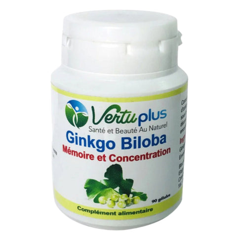 Ginkgo Biloba Mémoire & Concentration – 90 Gélules