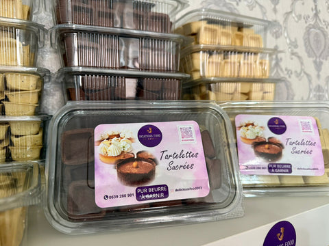 Mini tartelettes sucrées pur beurre Carré – Chocolat (30 pièces)