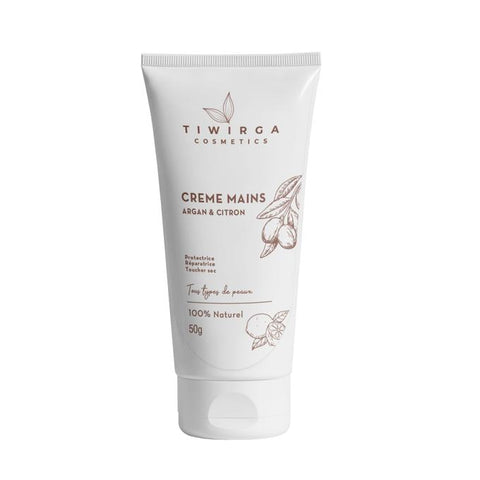 Crème Mains Argan et citron -  50g