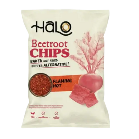 Chips de betteraves rouges Halo – Flaming Hot 50g