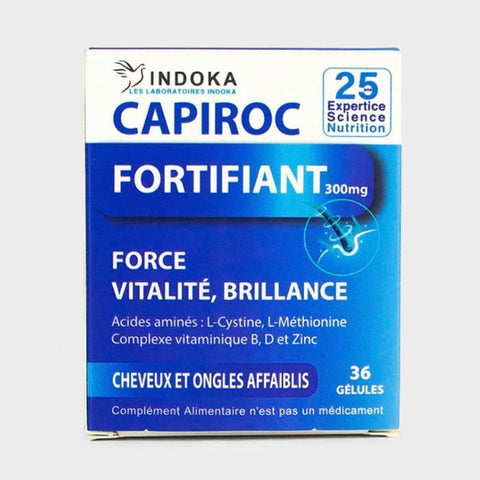 Capiroc Fortifiant 300mg pour Cheveux et Ongles 36 Gelules