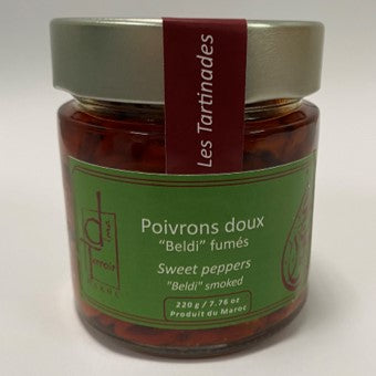 Poivrons doux à l'huile d'olive & cumin - 220g
