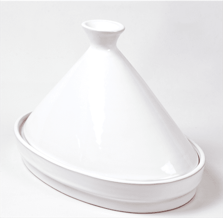 Tajine Oval - Blanc-Ø30cm