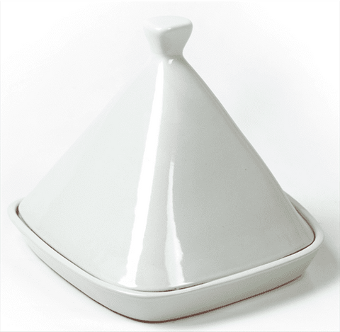 Tajine mi carré mi rond- vert phenix -Ø23