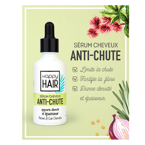 Sérum ANTI-CHUTE pour Stopper la Chute et Fortifier les Cheveux - 40 ml