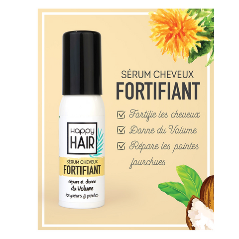 Sérum FORTIFIANT pour des Cheveux en Volume et sans Fourches - 60 ml