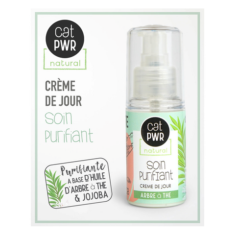 SOIN PURIFIANT Crème de Jour Peau Mixte à Grasse ou Acnéique - 40 g