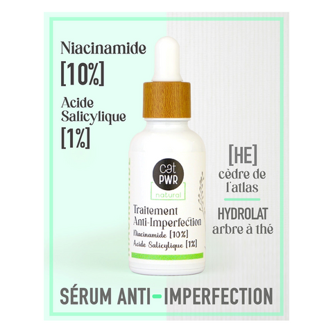 ANTI-IMPERFECTION Sérum NIACINAMIDE [10%] + Acide Salicylique [1%] - 30 ml