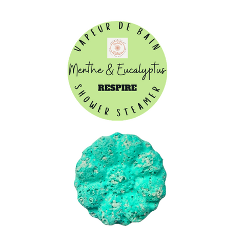 Vapeur de douche Respire - Menthe & Eucalyptus  - 30 g