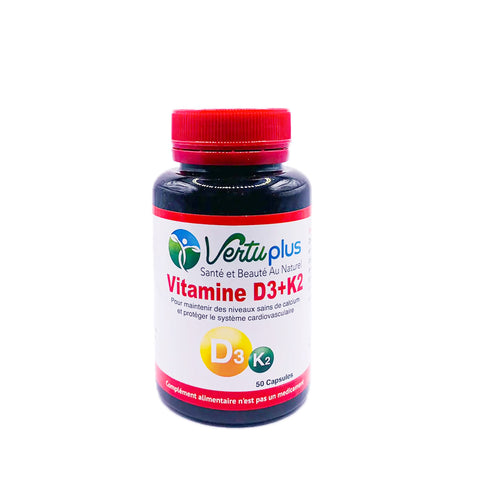 Vitamine D3+K2 - 50 capsules