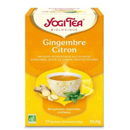 Yogi Tea Ginger Lemon - 17 Sachets