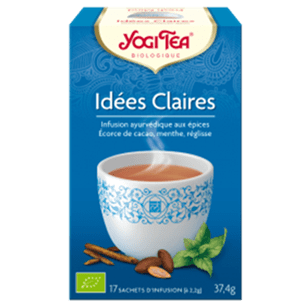 Infusion idées claires Yogi tea - 17 sachets - Bio