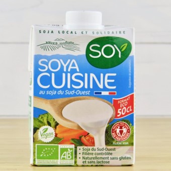 Soya cuisine au soja français  - 20 cl - Bio