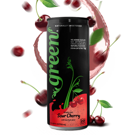 Green Sour Cherry Sleek - 330 ml